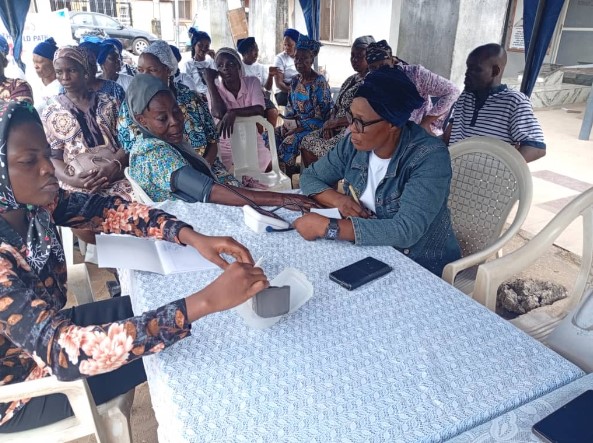 Beneficiaries at the free Medical outreach organised by The Old Path Revival Commission, Oshodi, as part of activities for its 2026 Annual Women’s Convention last week in Lagos.