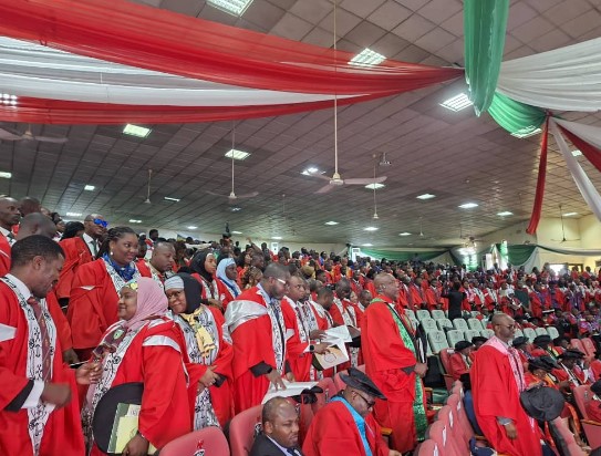Cross-section of graduands at the 44th Annual Convocation Lecture of the National Postgraduate Medical College of Nigeria, NPMCN, in Lagos.